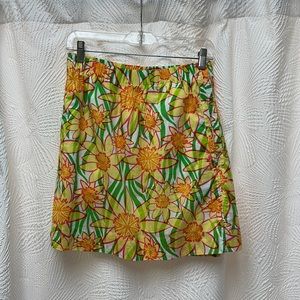LILLY PULITZER SUNFLOWER YELLOW SKIRT